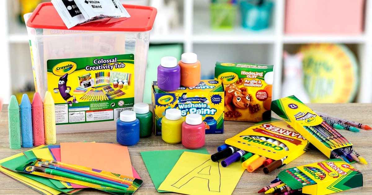 Crayola 90-Piece Colossal Creativity Tub