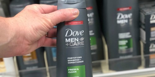 Dove Men+Care Shampoo & Conditioner 4-Pack Just $7.21 at Amazon (Only $1.80 Each)
