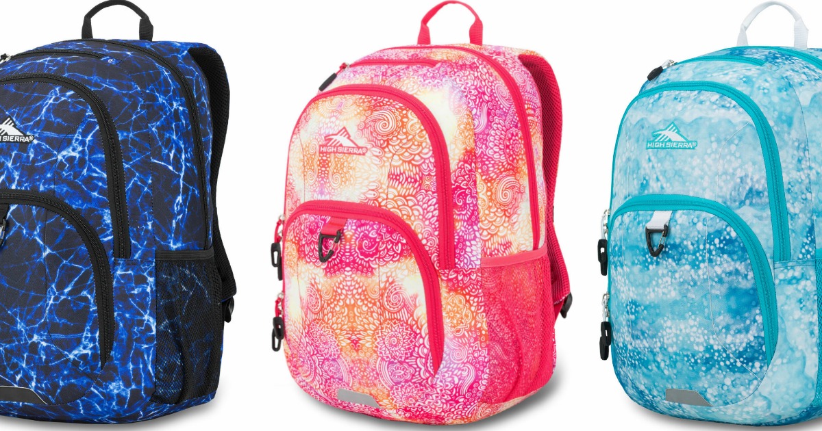 High Sierra Backpacks Only $13.99 Shipped (Regularly $35)