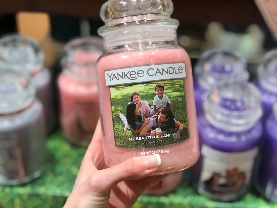personalized yankee candle