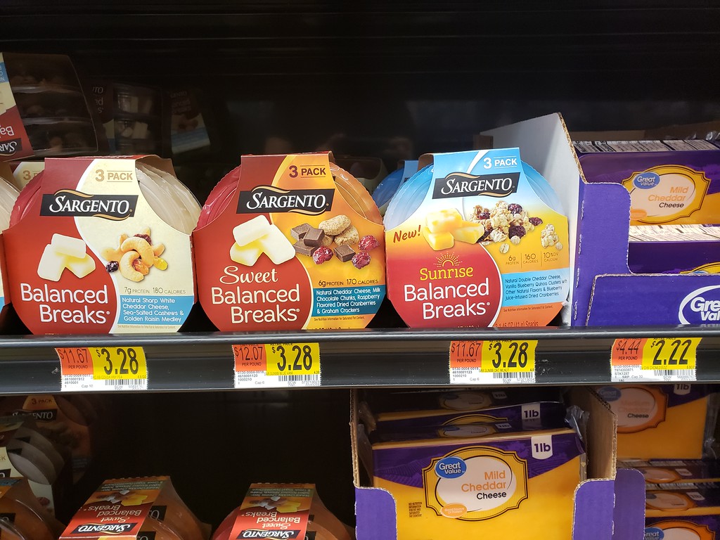 Sargento Balanced Breaks on Walmart Shelf
