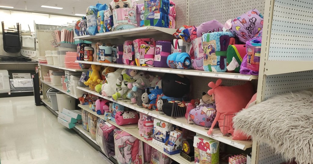 kids home items aisle at Target
