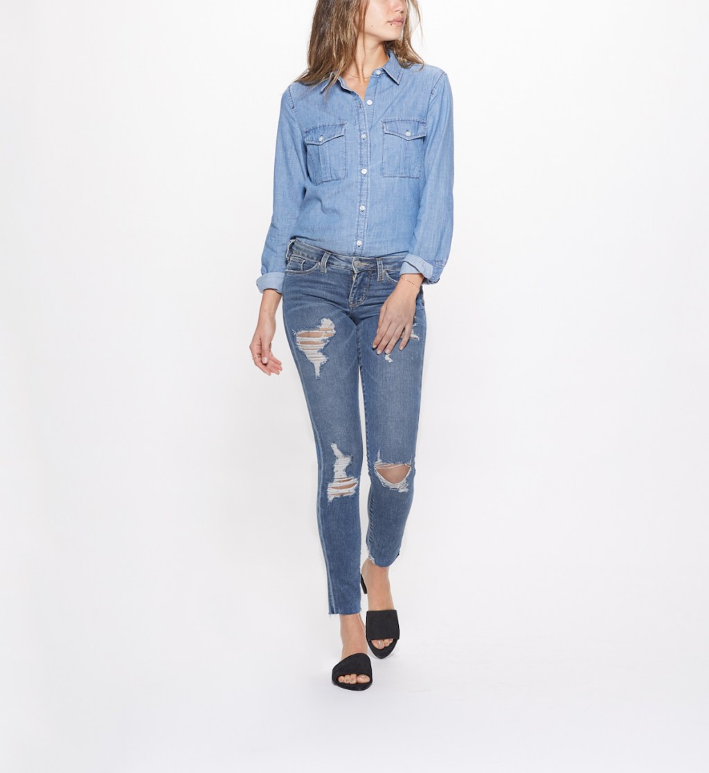 Landree women's jeans worn by model