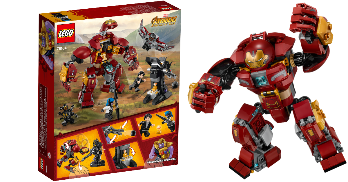 LEGO Marvel Avengers Iron Man set in and out of box