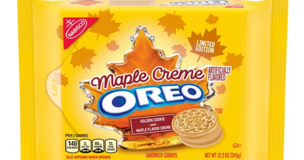 maple creme oreos package