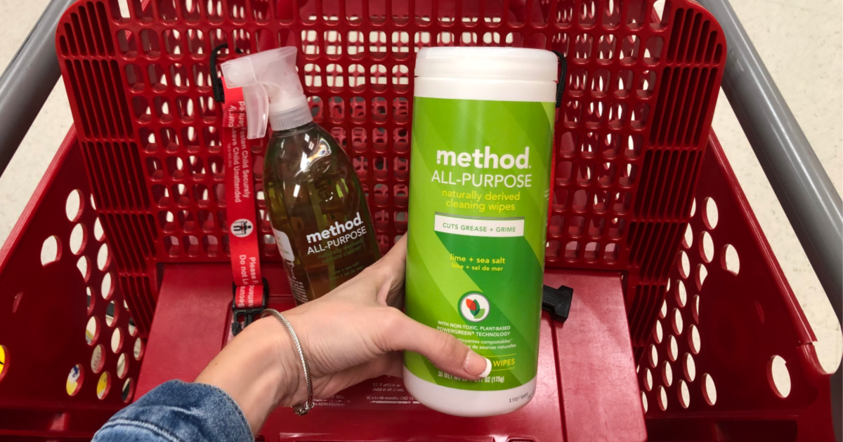 Up to 40% Off Method Cleaning Products at Target After Cash Back