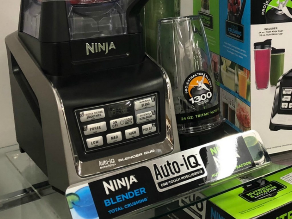 blender on store display by tags