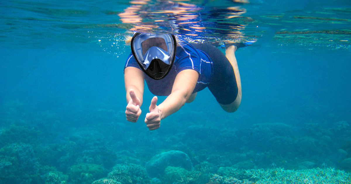 Save Big With This Exclusive Amazon Snorkel Mask Deal Hip2save