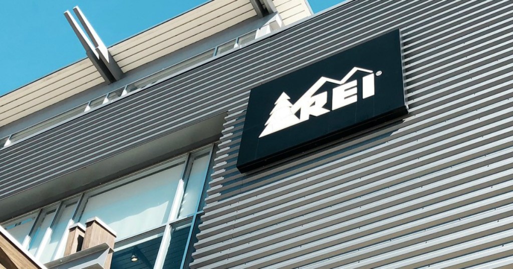 front of store called REI