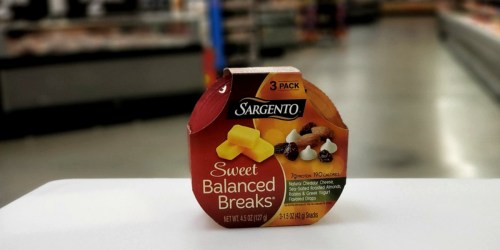New Sargento Balanced Breaks Coupon = 3-Pack Only $1.78 After Cash Back at Walmart