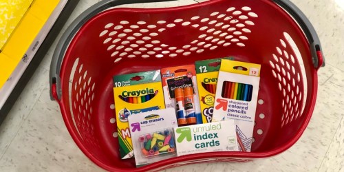 Target School Supply Deals | 50¢ Crayola Crayons, 99¢ Markers & Colored Pencils + More