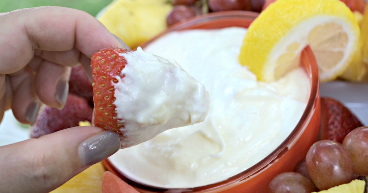 Creamy Greek Yogurt Fruit Dip (3 Ways!) - Sweet Peas and Saffron