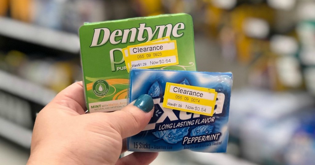 dentyne pure and extra gum on clearance at target