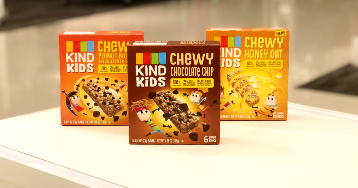 KIND Kids Granola Bars Only 1.50 After Cash Back at Target (Just Use