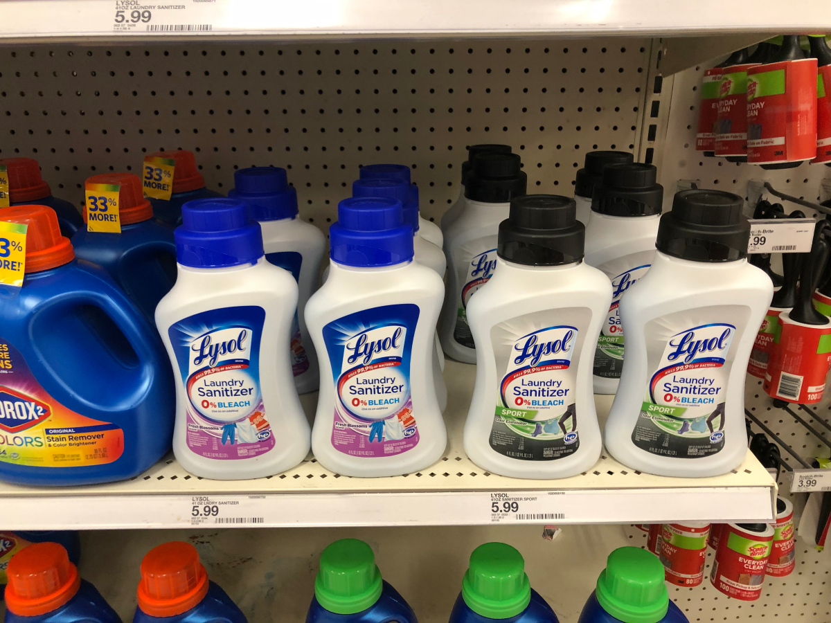 Lysol Laundry Sanitizer Only $2.66 Each After Target Gift Card ...