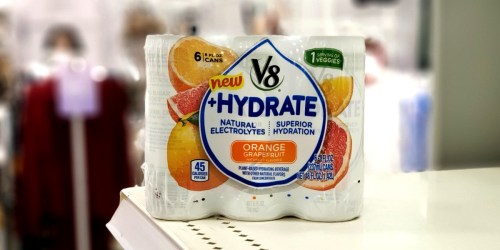 V8 +Hydrate 6-Pack Only $2 After Cash Back at Target