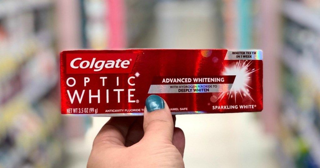 colgate optic white toothpaste at walgreens