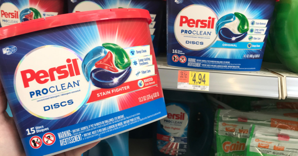 persil laundry caps from Walmart