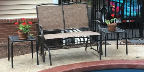 2-Person Patio Loveseat Glider Bench Only $69.99 Shipped (Regularly $164)