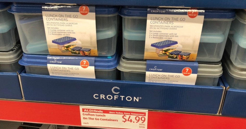 ALDI Crofton On The Go Lunch Containers