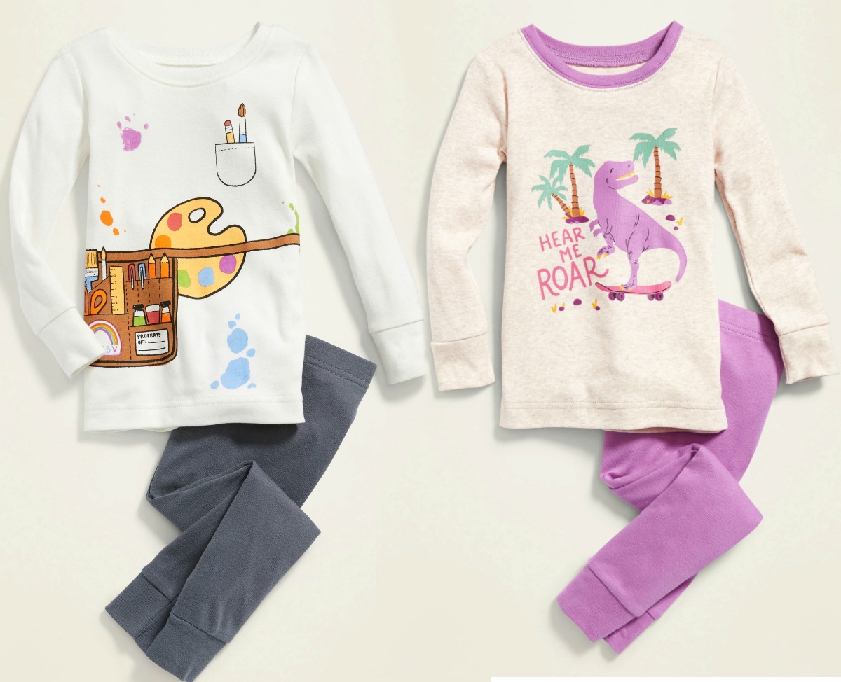 old navy baby girl pajamas