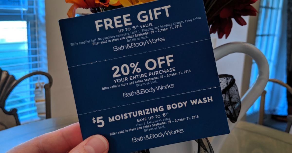 New Bath & Body Works Coupon Booklet w/ FREE Item Offers Check Your