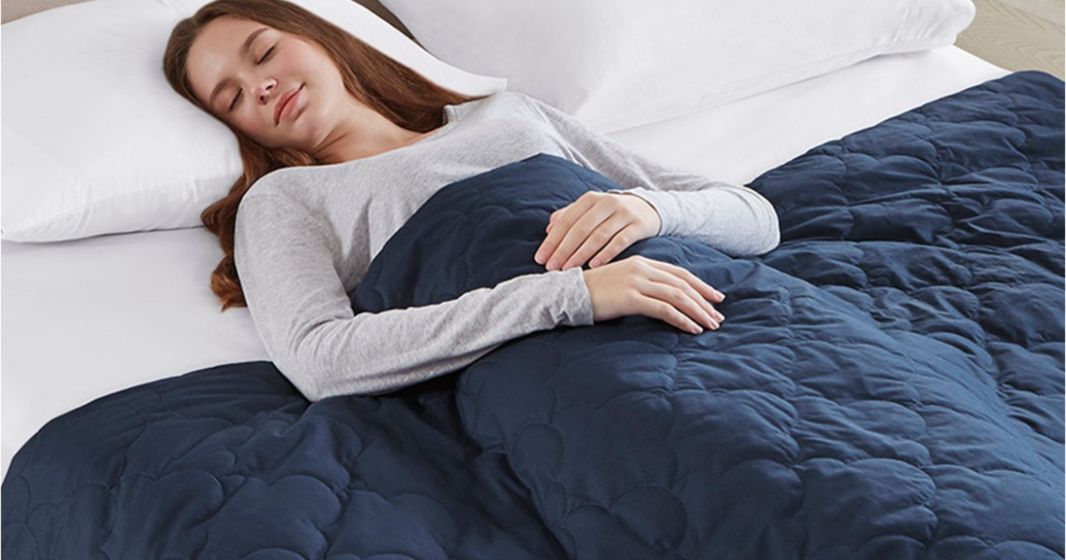 Beautyrest Deluxe Quilted Cotton Weighted Blanket as Low as $83.99