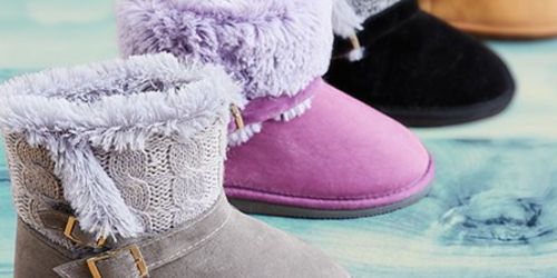 Muk Luks Girls Boots Only $12.99 at Zulily (Regularly $48)