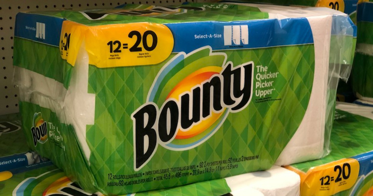 Bounty Paper Towel Mega Roll 12-Packs As Low As $11.36 Each After ...