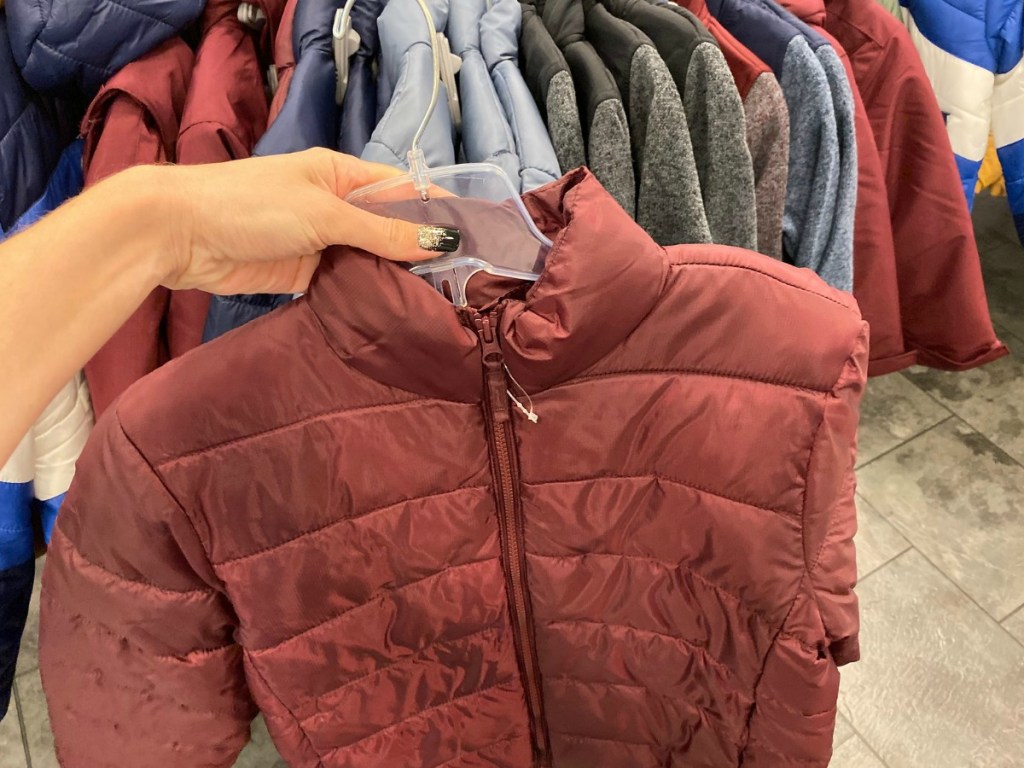 Boys puffer jacket at The Children's Place store
