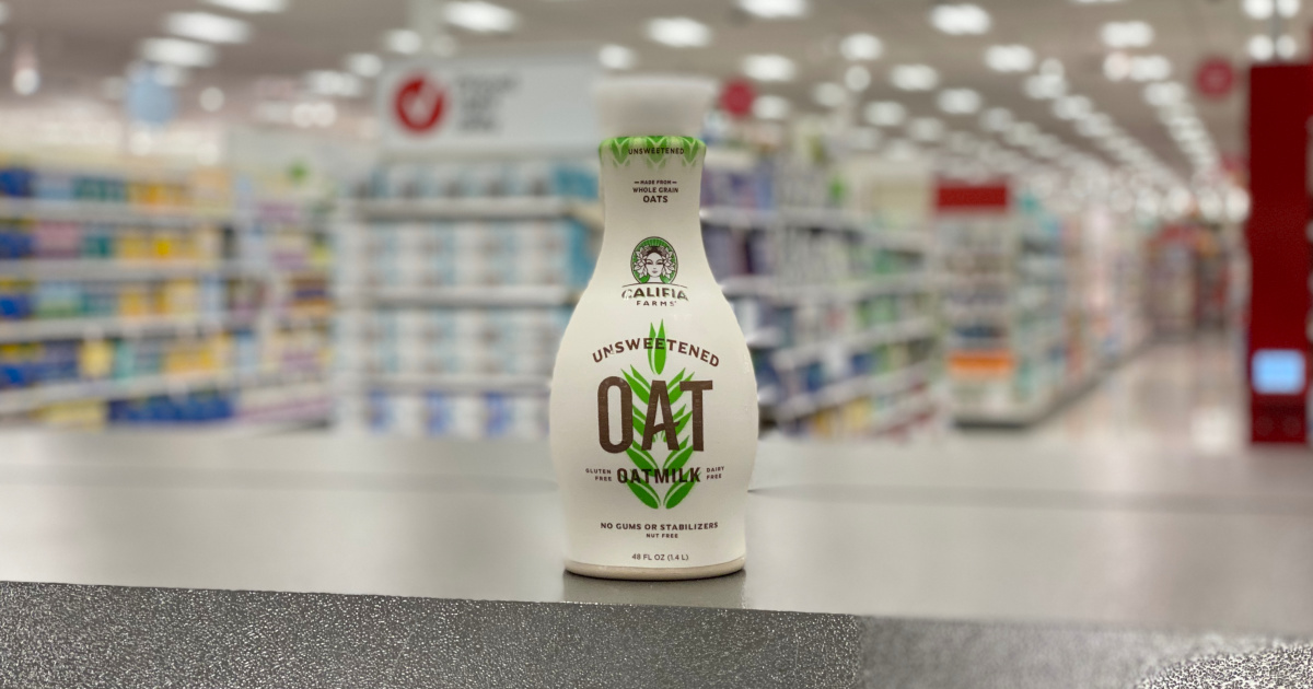 califia oat milk on shelf at target