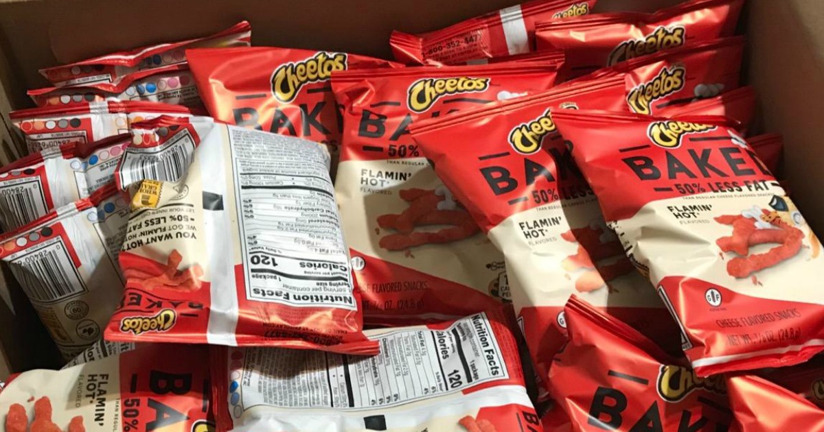 Cheetos Baked Flamin' Hot Chips 40-Count Only $10 Shipped at ...