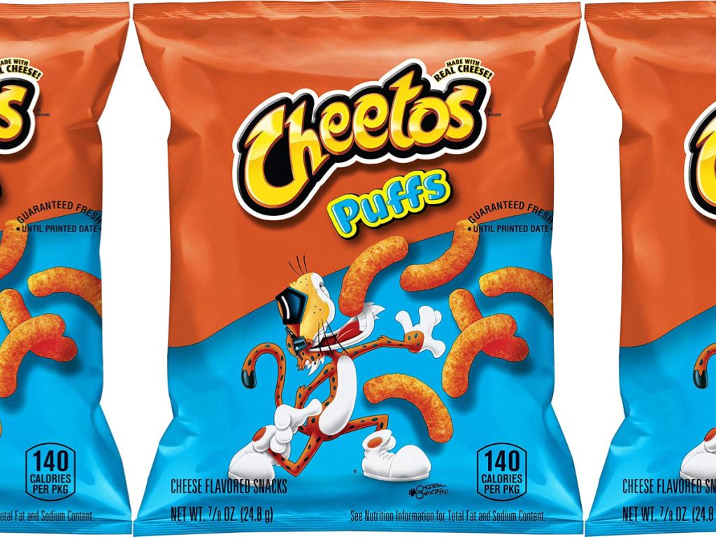 Cheetos Puffs 40-Count Pack Just $10.62 Shipped on Amazon | Only 27¢ Per Bag