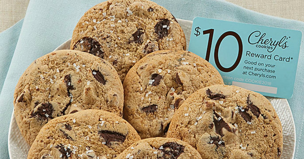 Cheryl's Cookies Chocolate Chip Sampler AND 10 Reward Card Only 9.99