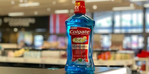 Colgate Total Mouthwash 1-Liter Bottle Just $2.62 After Cash Back at Walmart
