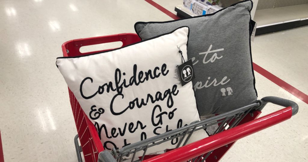 Confidence & Courage Pillow at target
