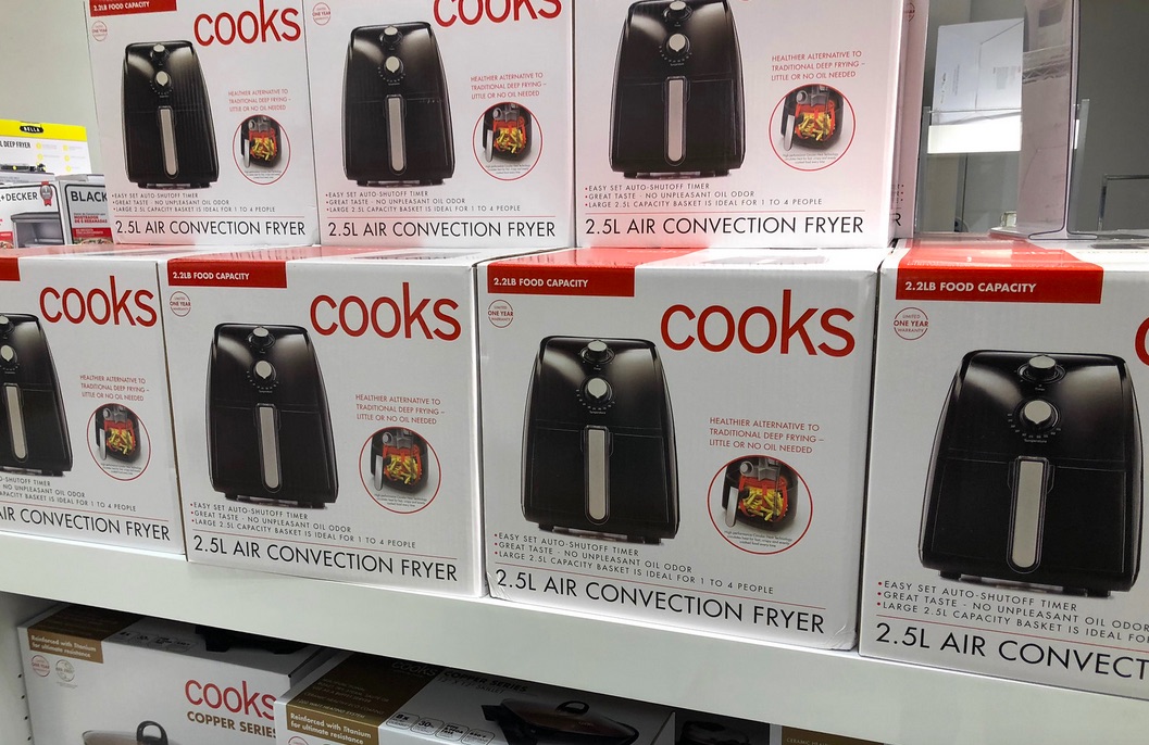 Stack of Cooks Air Fryers at JCPenney
