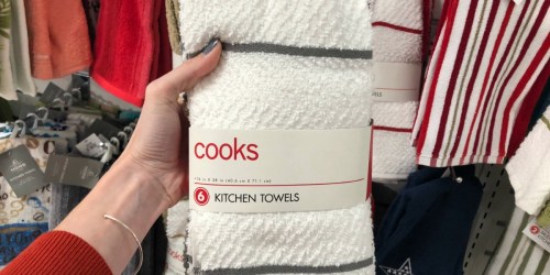 Cooks Kitchen Towel 6-Packs as Low as $6.66 Each at JCPenney (Regularly $22)