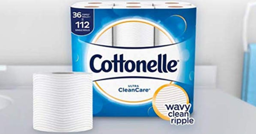 cottonelle family size toilet paper