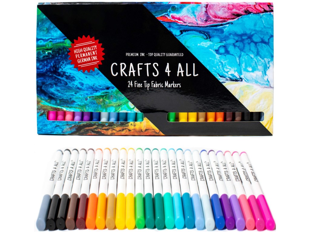 Permanent Fabric Markers Set 24 Count Only 10 On Amazon Work On 