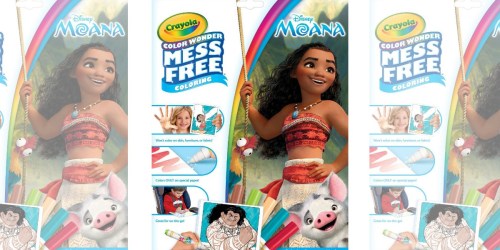 Disney Moana Crayola Color Wonder Coloring Pages & Markers Only $3.50 at Amazon (Regularly $8)