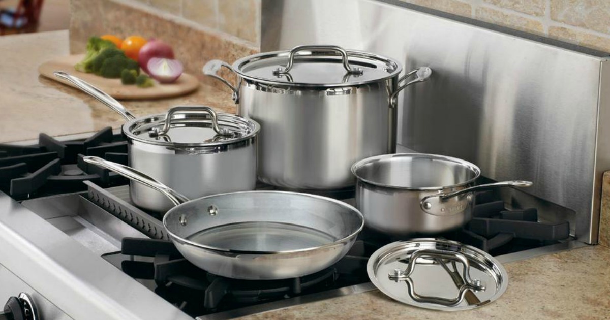 Cuisinart Multi Clad Pro 12 Piece Stainless Steel Cookware Set