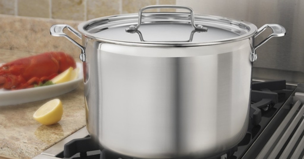 Cuisinart MultiClad Pro Triple Ply Stainless 12 Quart Stockpot with Cover