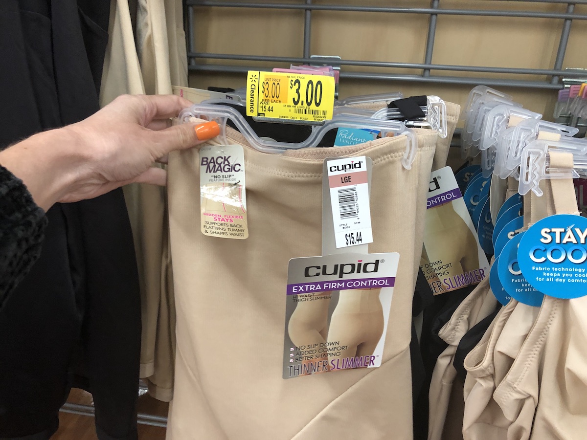 Cupid Slimmer on hanger at Walmart