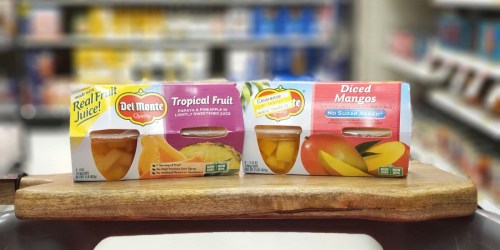 New Del Monte Coupons = Fruit Cup 4-Packs as Low as $1.20 Each at Target