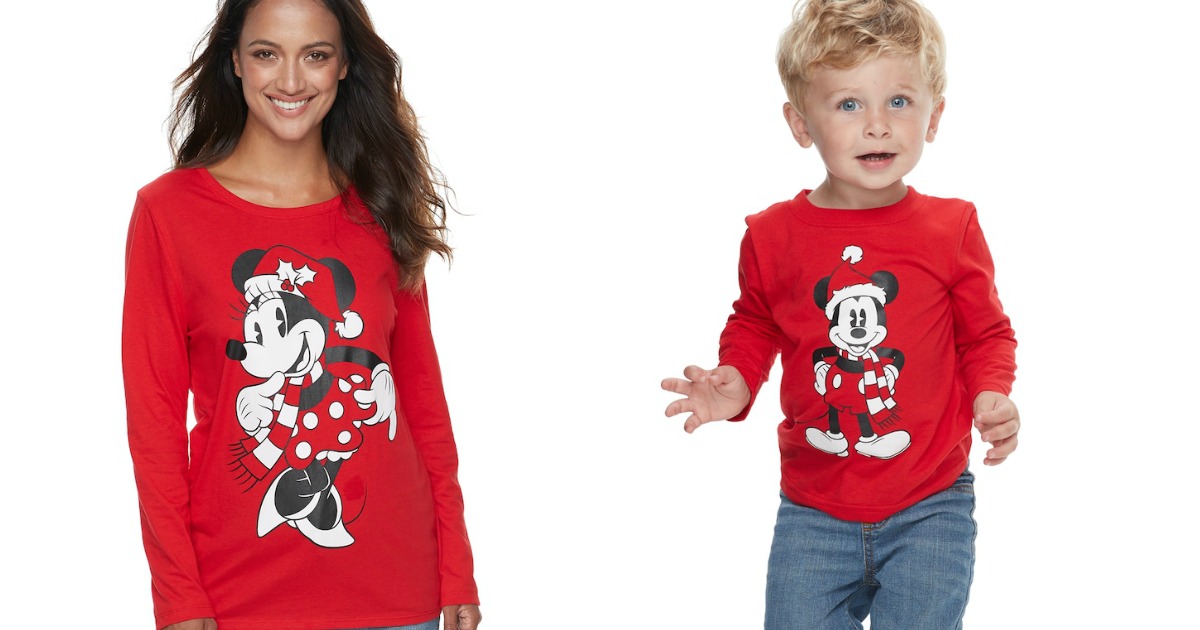 Off Disney Christmas Matching Tees at 