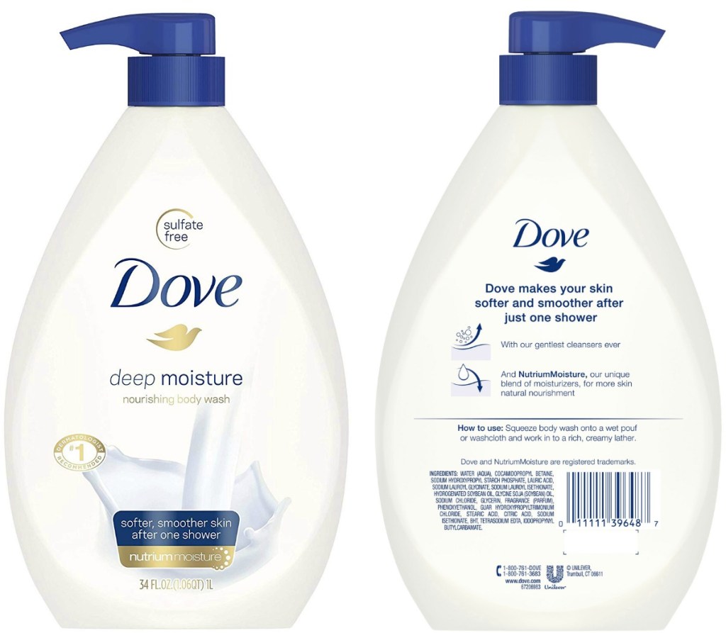 Dove Body Wash 34 oz Bottle w/ Pump Only 6 Shipped at Amazon Hip2Save