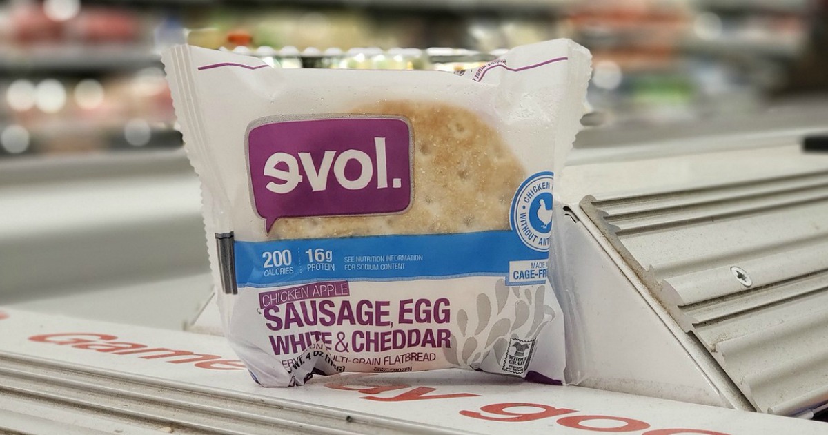 Evol Breakfast Sandwich on Target cooler