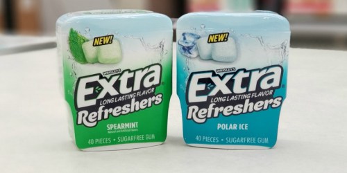 Extra Refreshers Gum 40-Count Bottles Just $2 Each at Walgreens (Regularly $4.79)