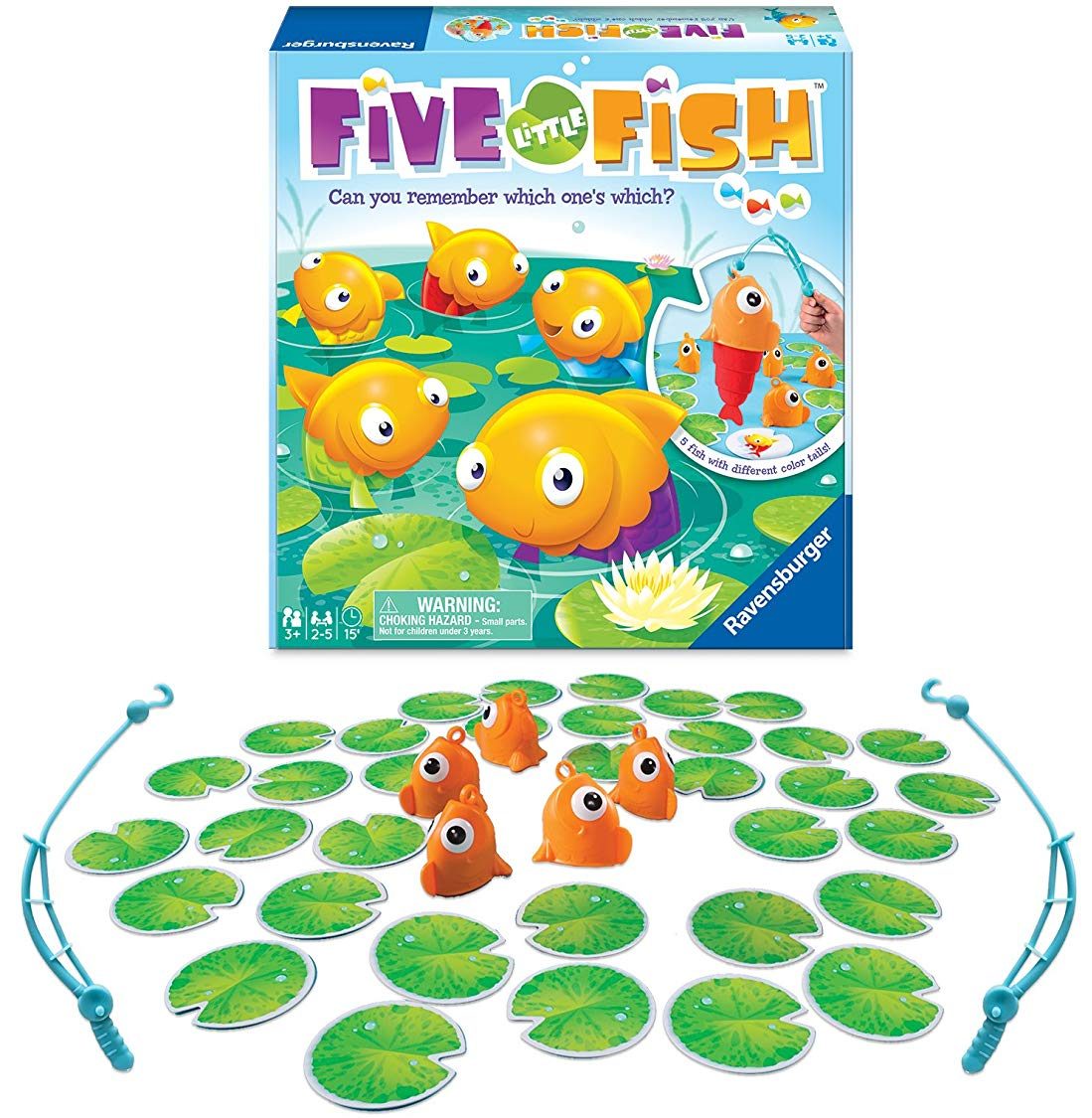 Five Little Fish Game pieces